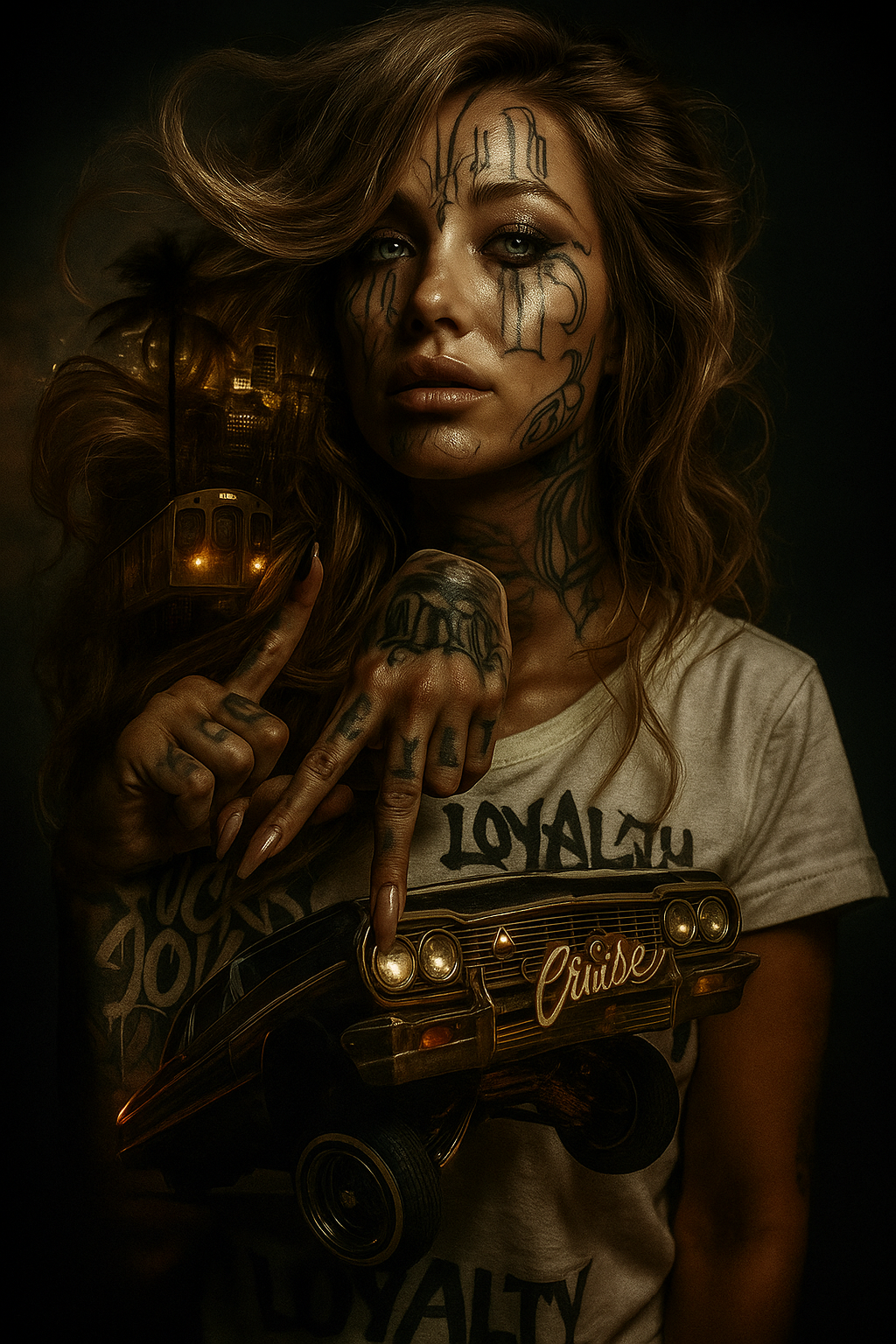 Lowrider framed poster – Street Art Vibes (Copy)