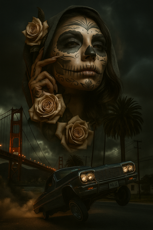 La Reina de la Calle framed poster – Street Art Vibes
