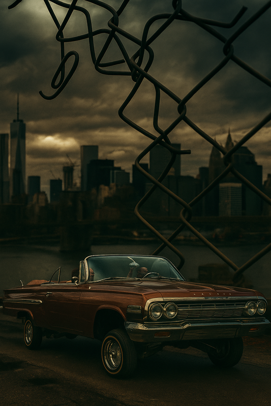 Lowrider Poster – Street Art Vibes paper framed poster