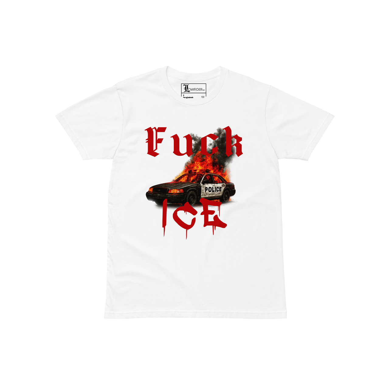Fuck Ice white T-Shirt  